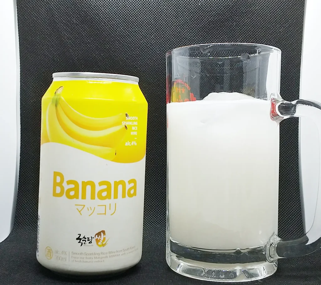 【バナナオレ】米マッコリバナナCAN＜おすすめ度星＞麹醇堂｜缶 